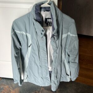 Helly Hansen ski jacket womens. Teal/greenish color. Size large.